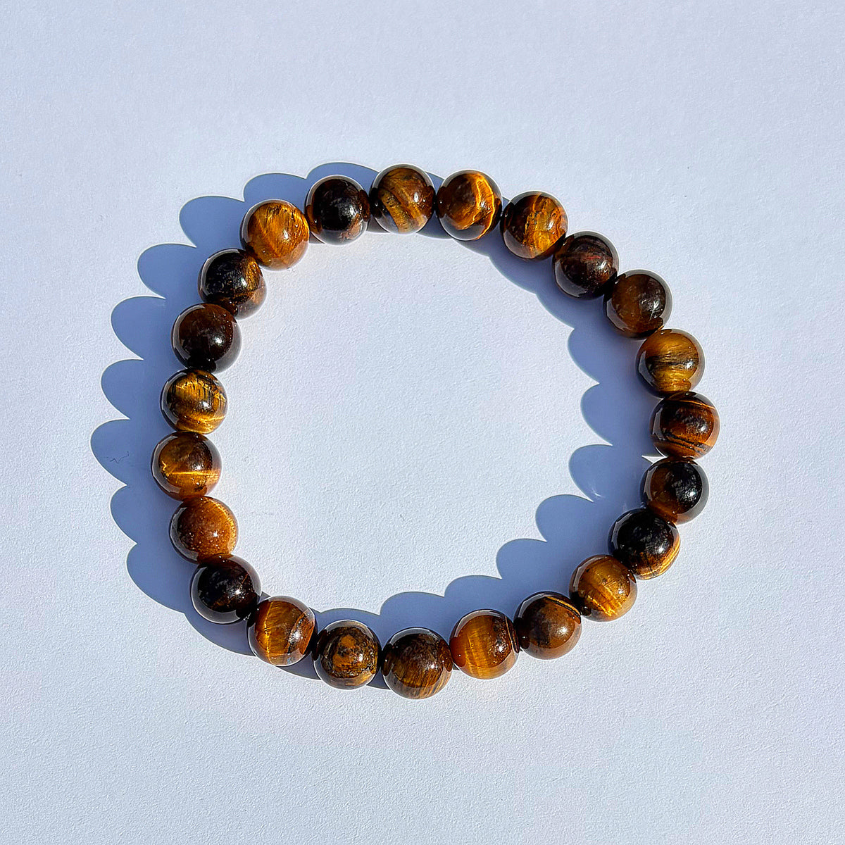 Tigers Eye Beaded Bracelet