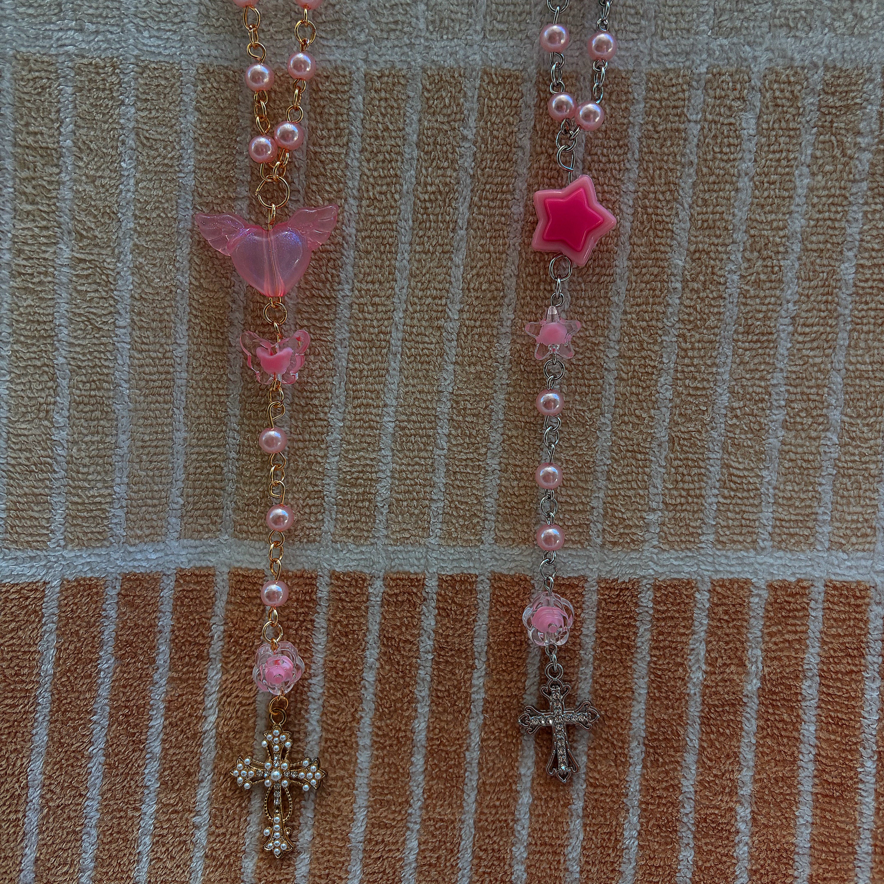 Pink Pearl Rosary