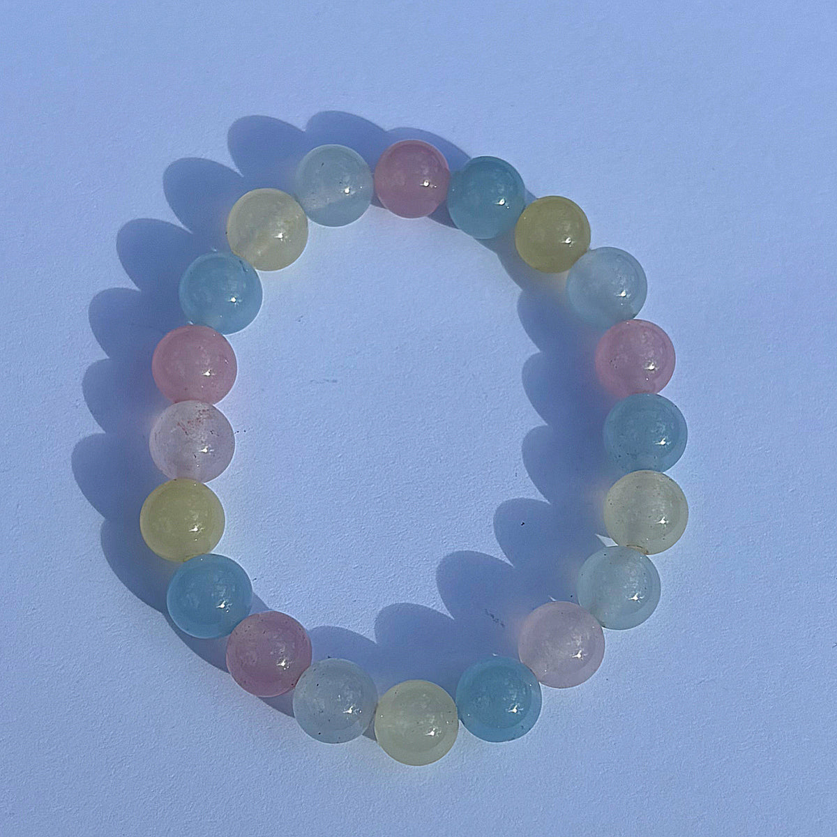 Beryl Jade Beaded Bracelet
