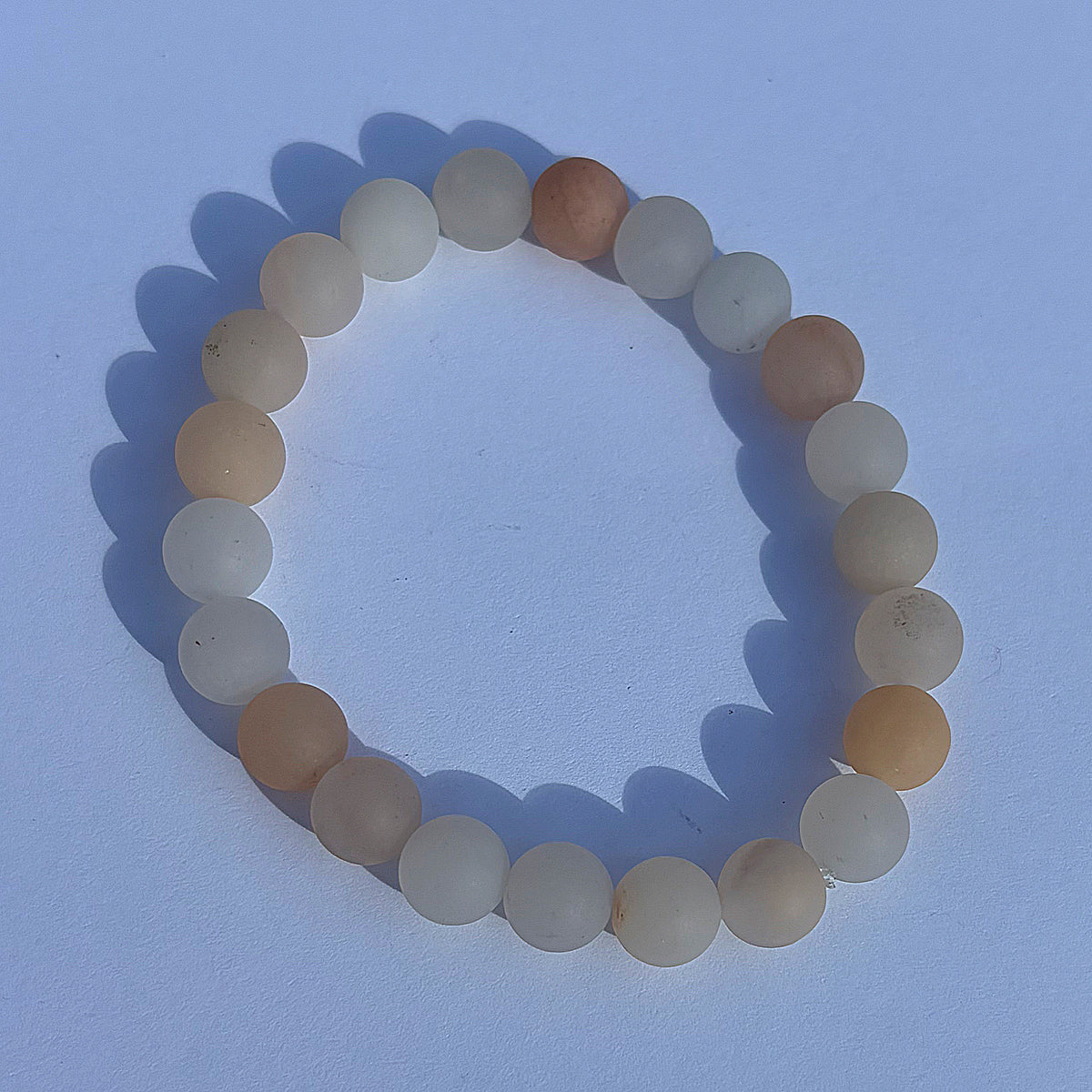 Matte Adventurine Beaded Bracelet