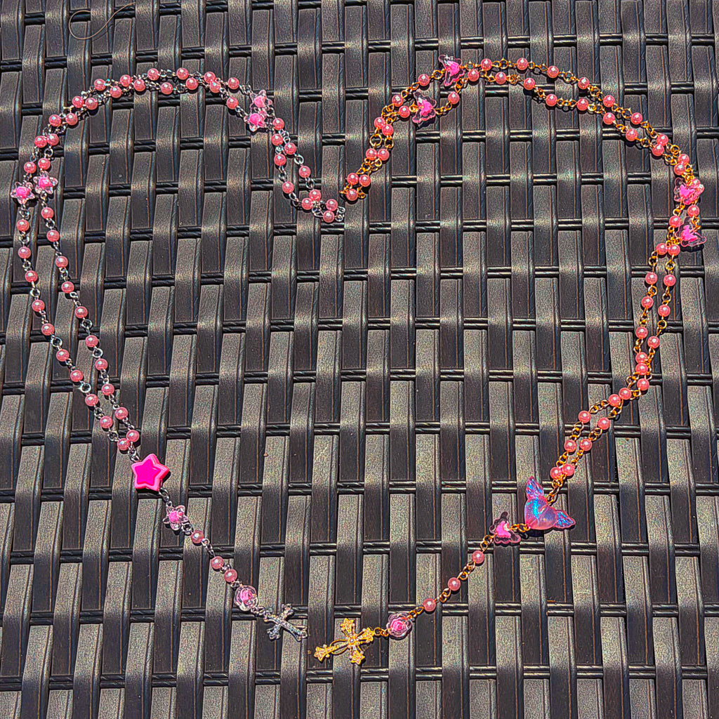 Pink Pearl Rosary