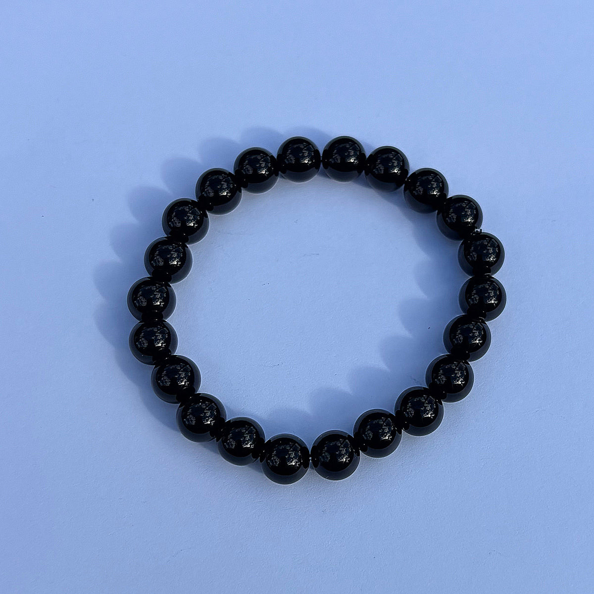 Obsidian Beaded Bracelet