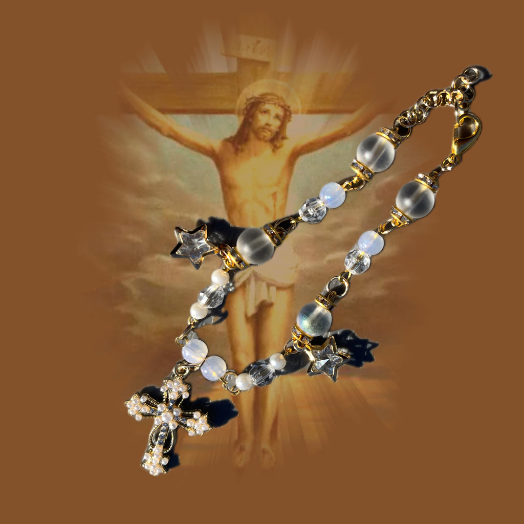 Cross Charm Chain Bracelet
