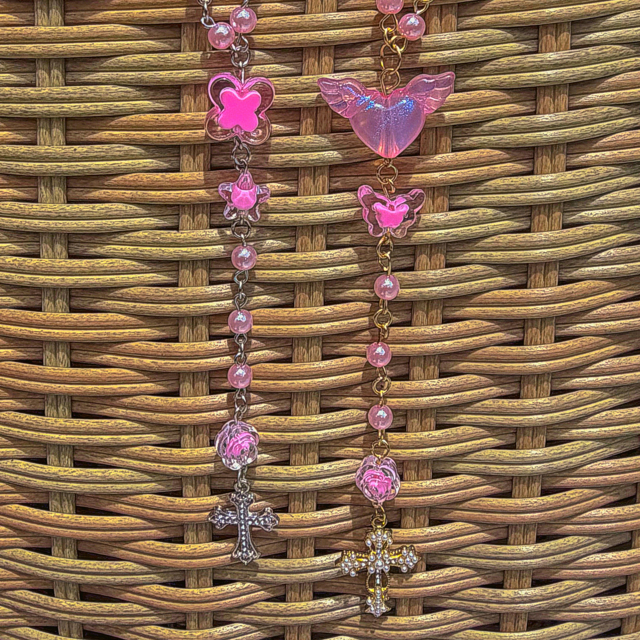 Pink Pearl Rosary
