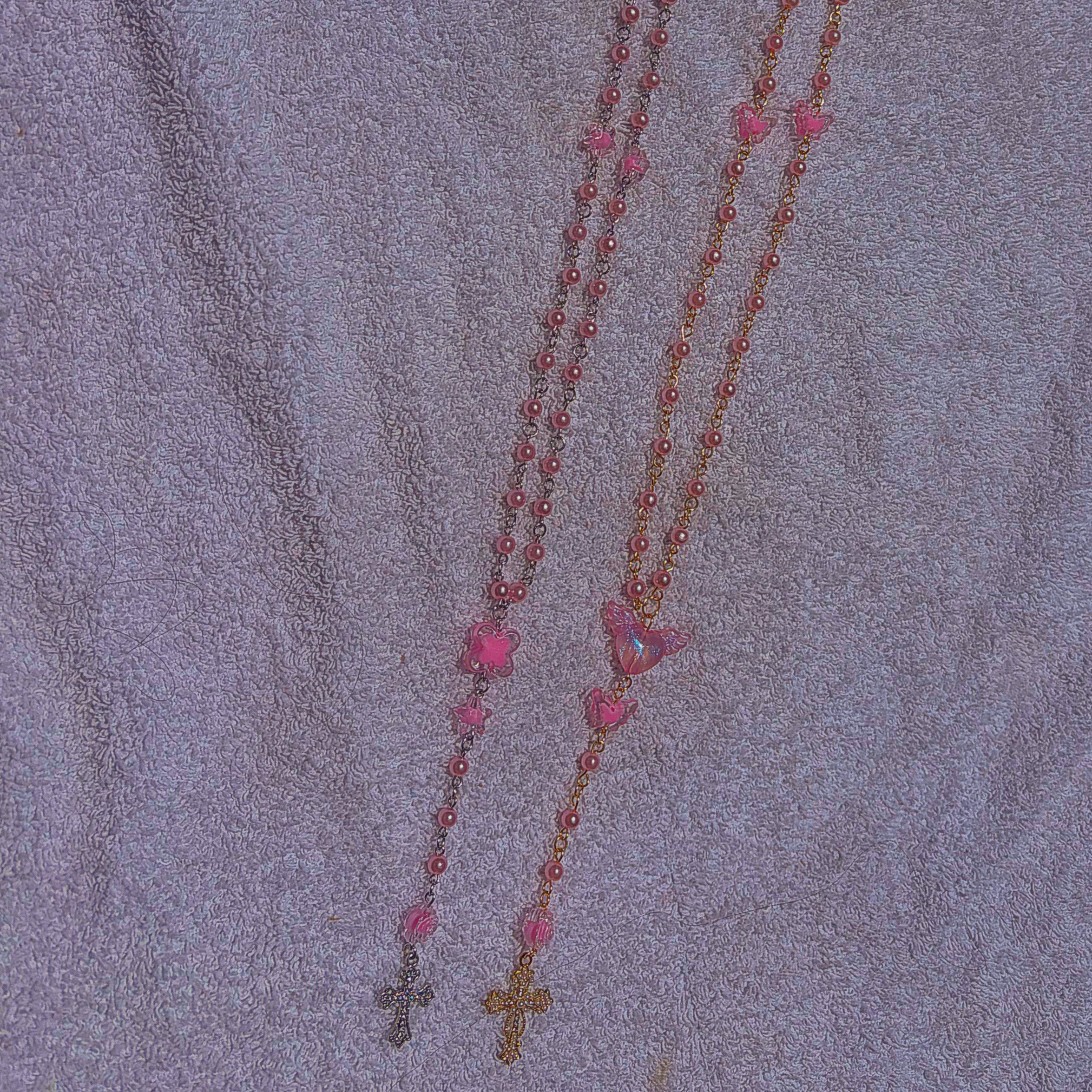 Pink Pearl Rosary