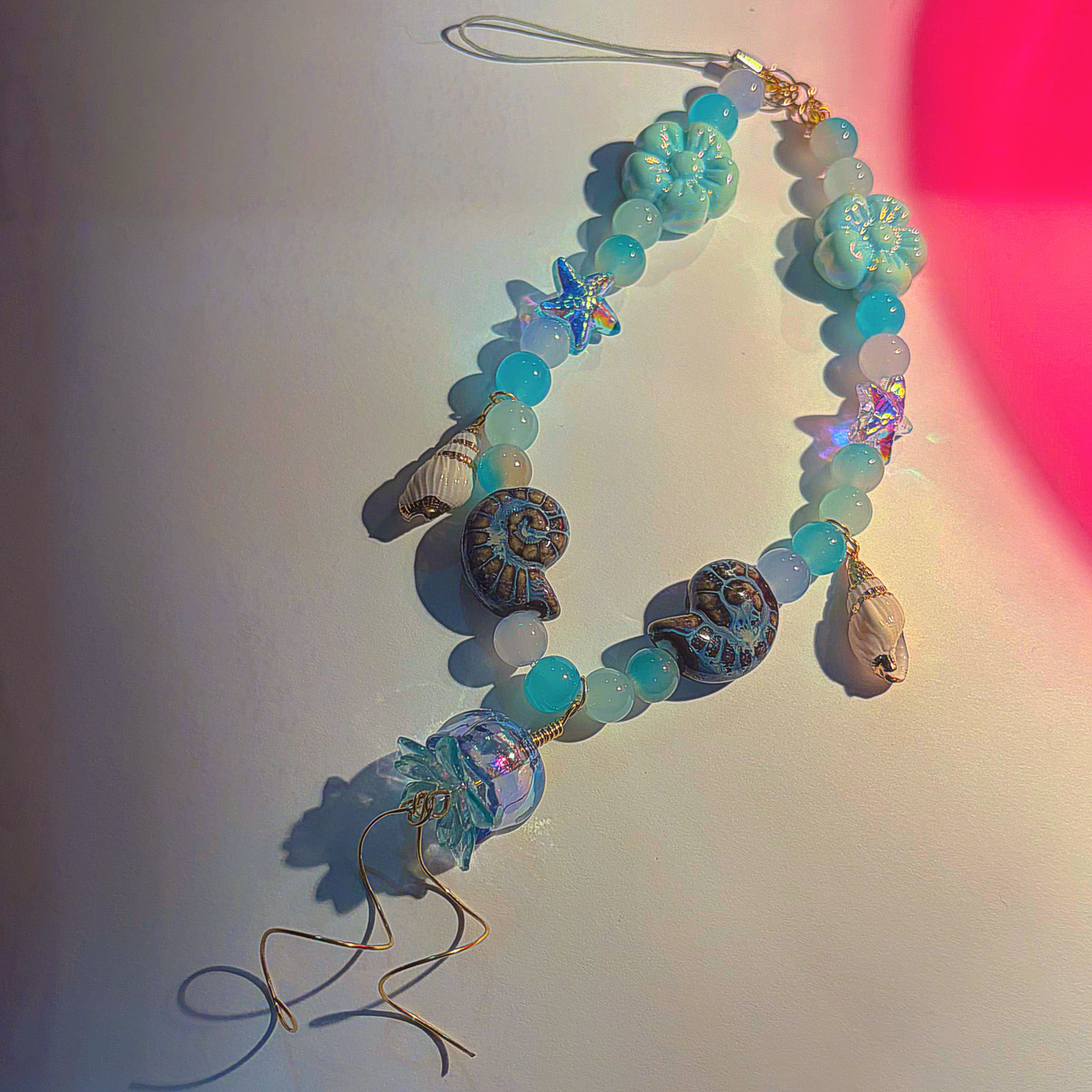 Jellyfish Phone Charm