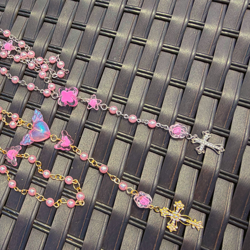 Pink Pearl Rosary