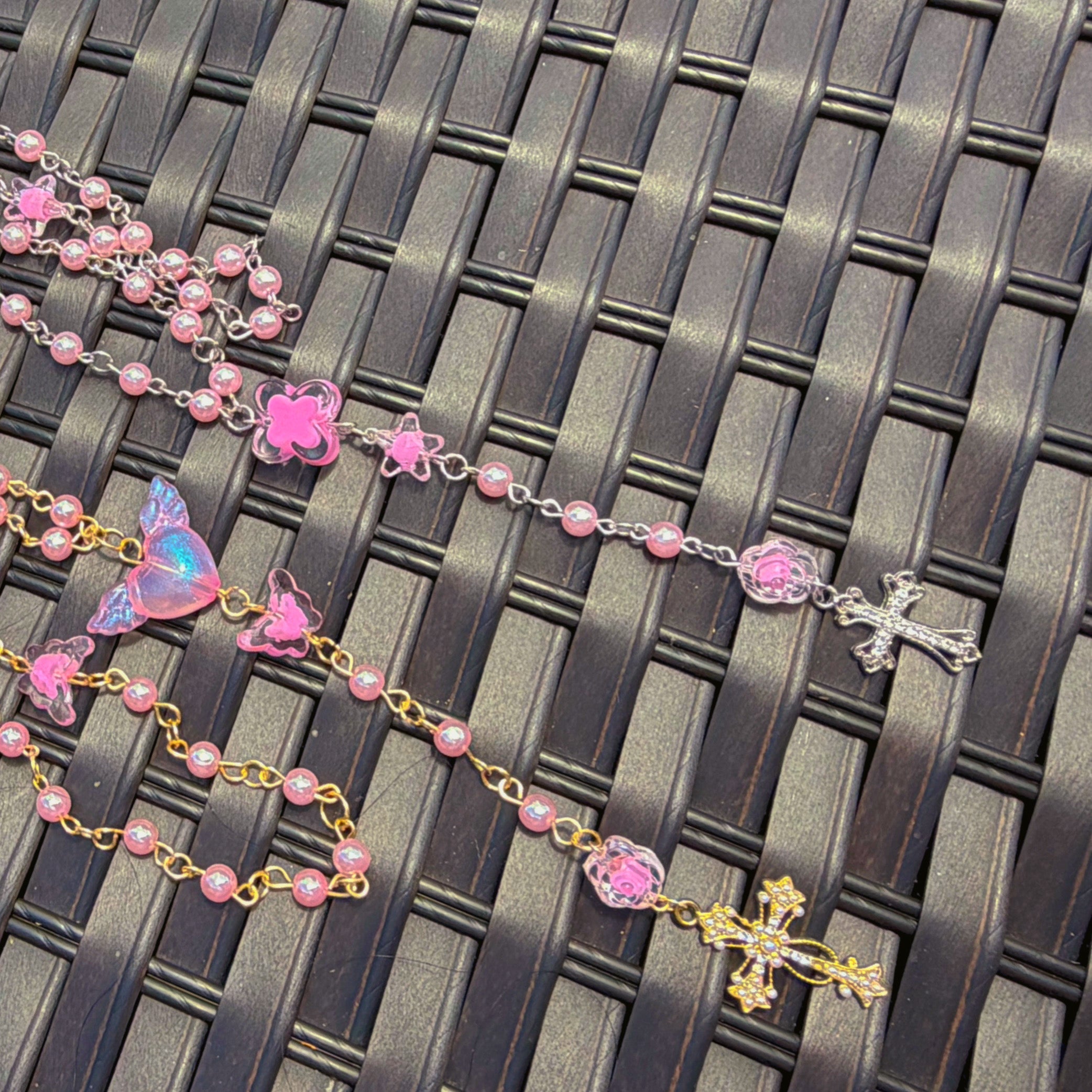 Pink Pearl Rosary