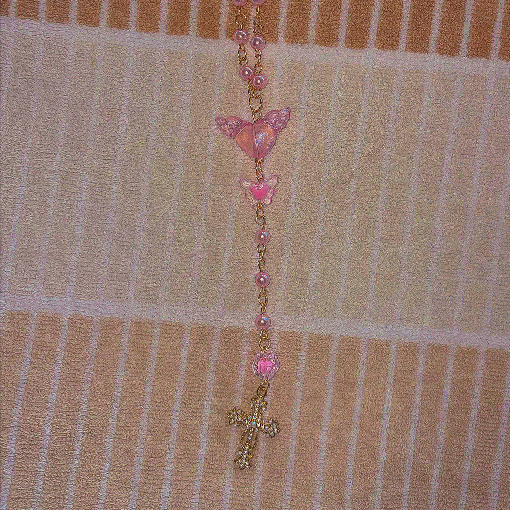 Pink Pearl Rosary