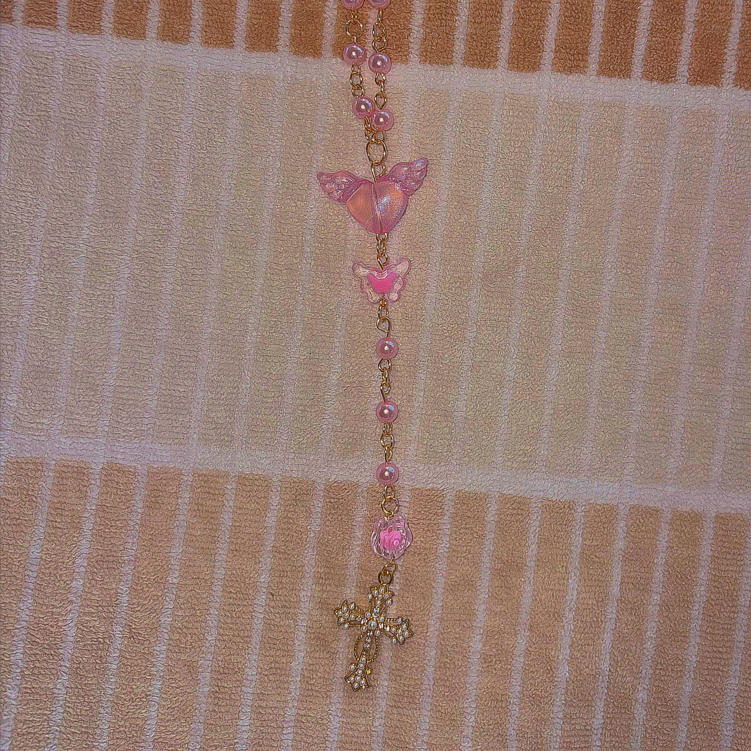 Pink Pearl Rosary