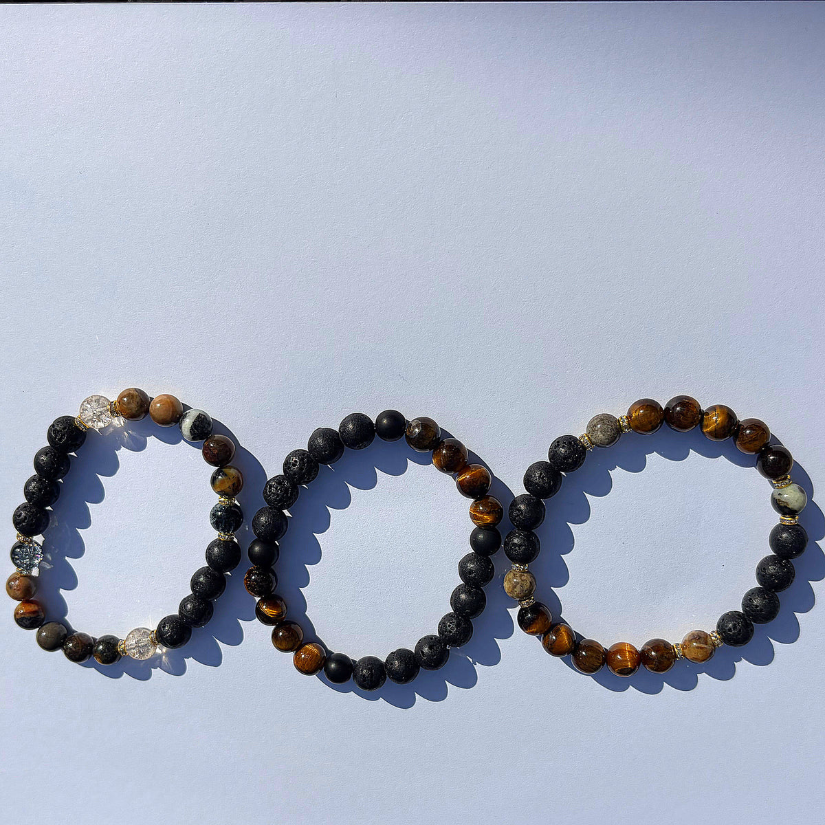 Mixed Natural Beaded Bracelet