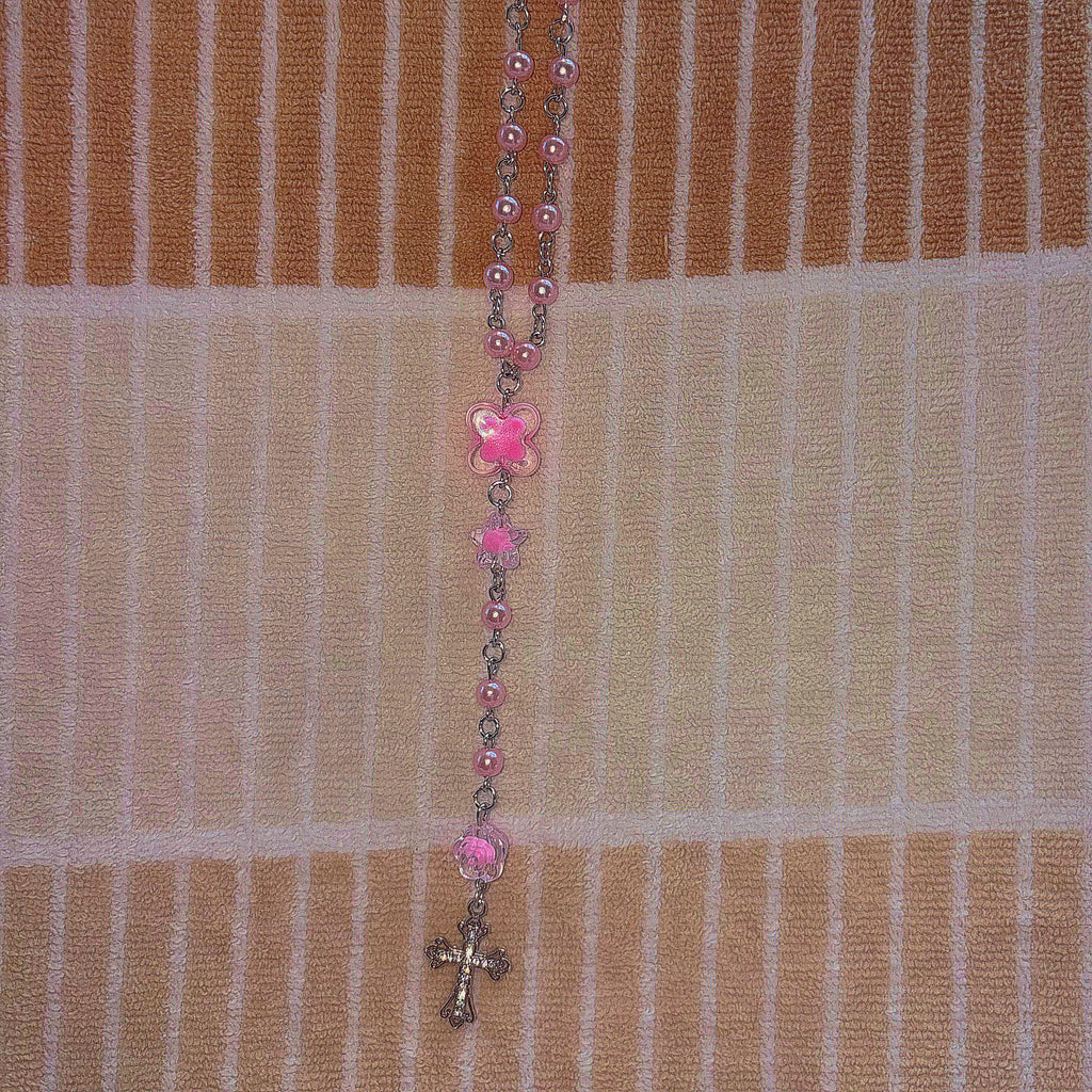 Pink Pearl Rosary
