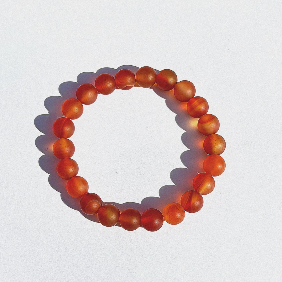 Carnelian Beaded Bracelet