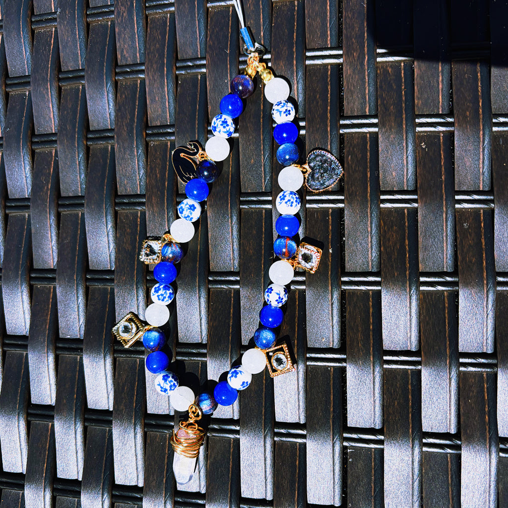 Royal Blue Phone Charm