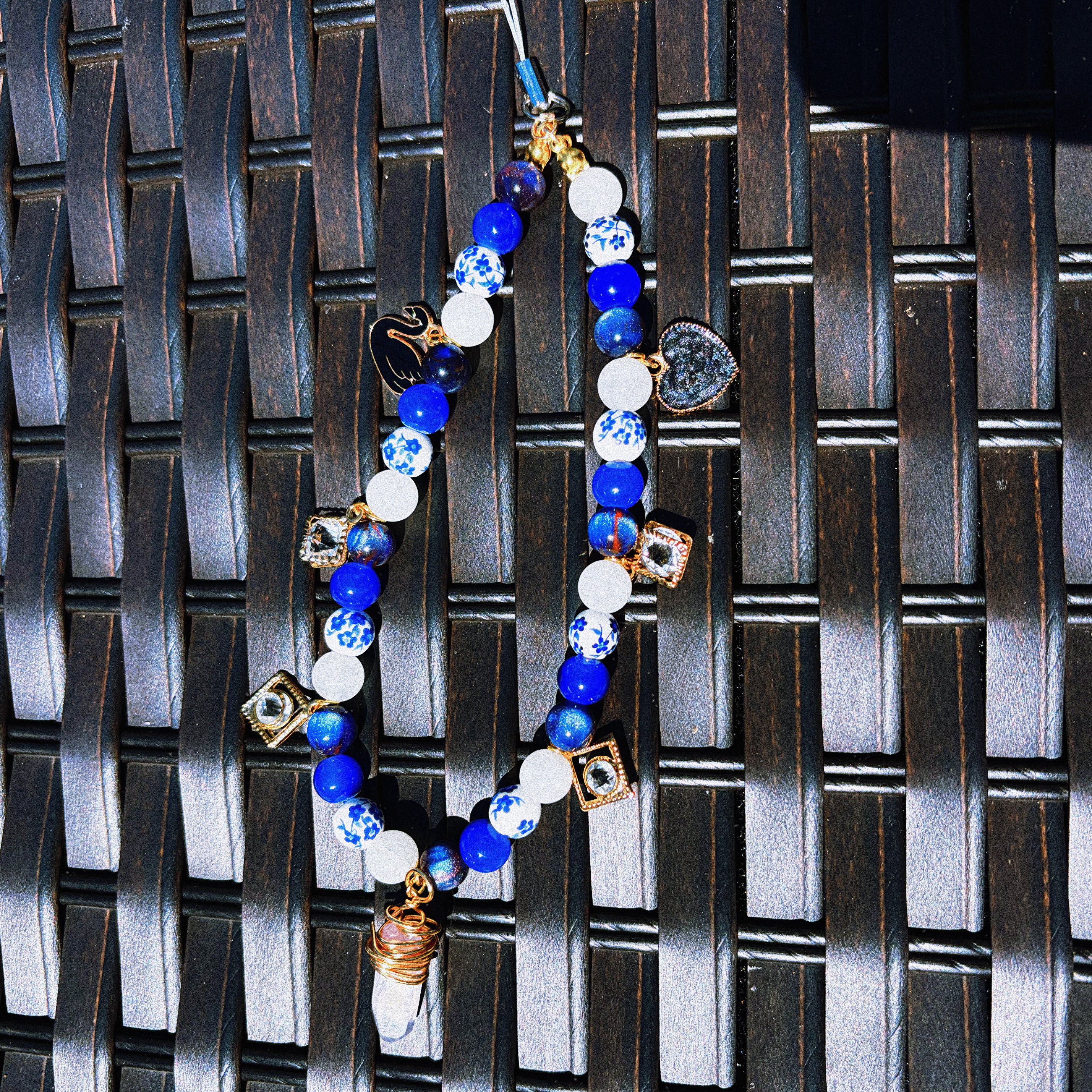 Royal Blue Phone Charm