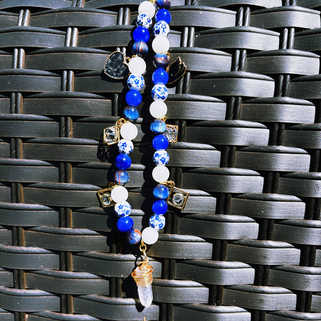 Royal Blue Phone Charm