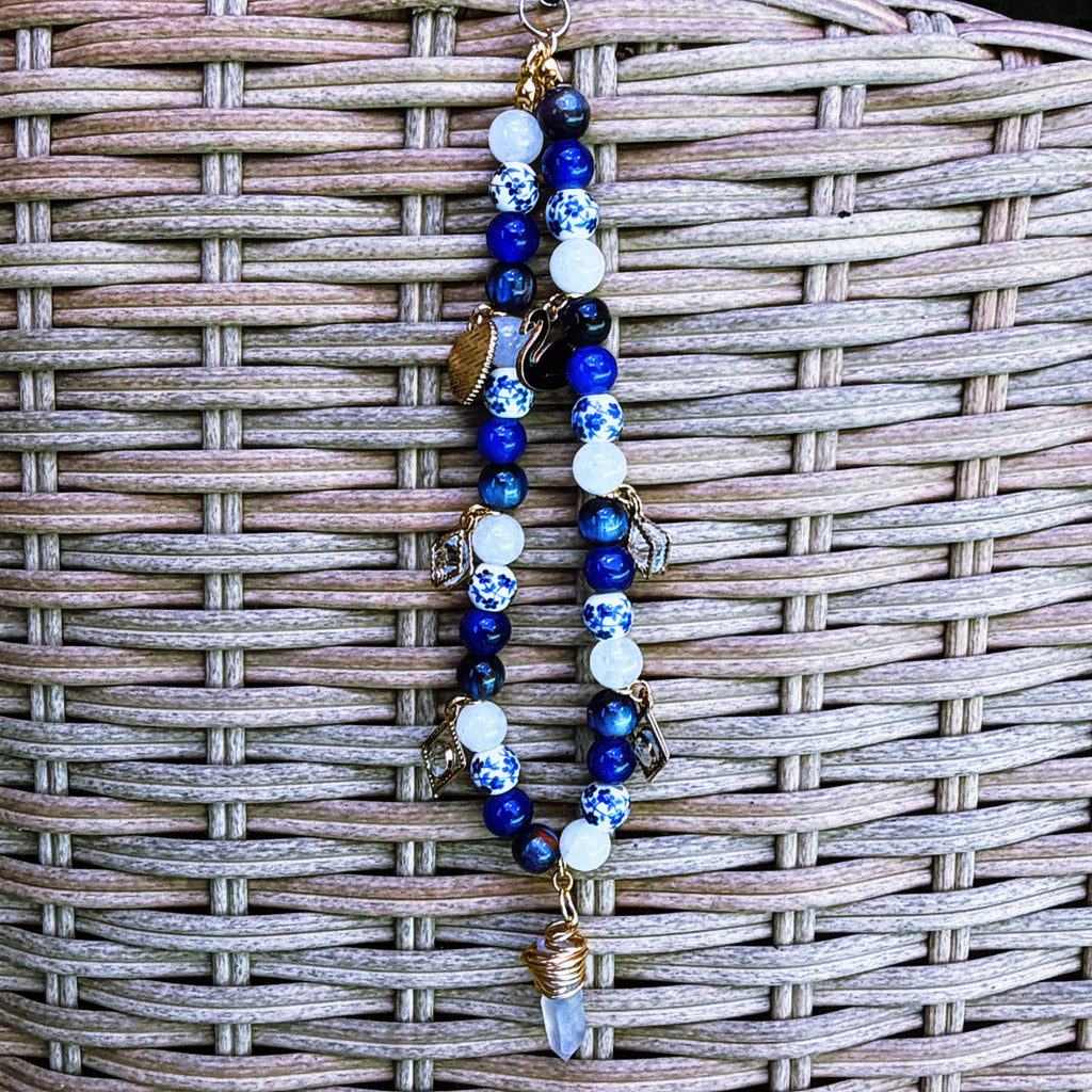 Royal Blue Phone Charm