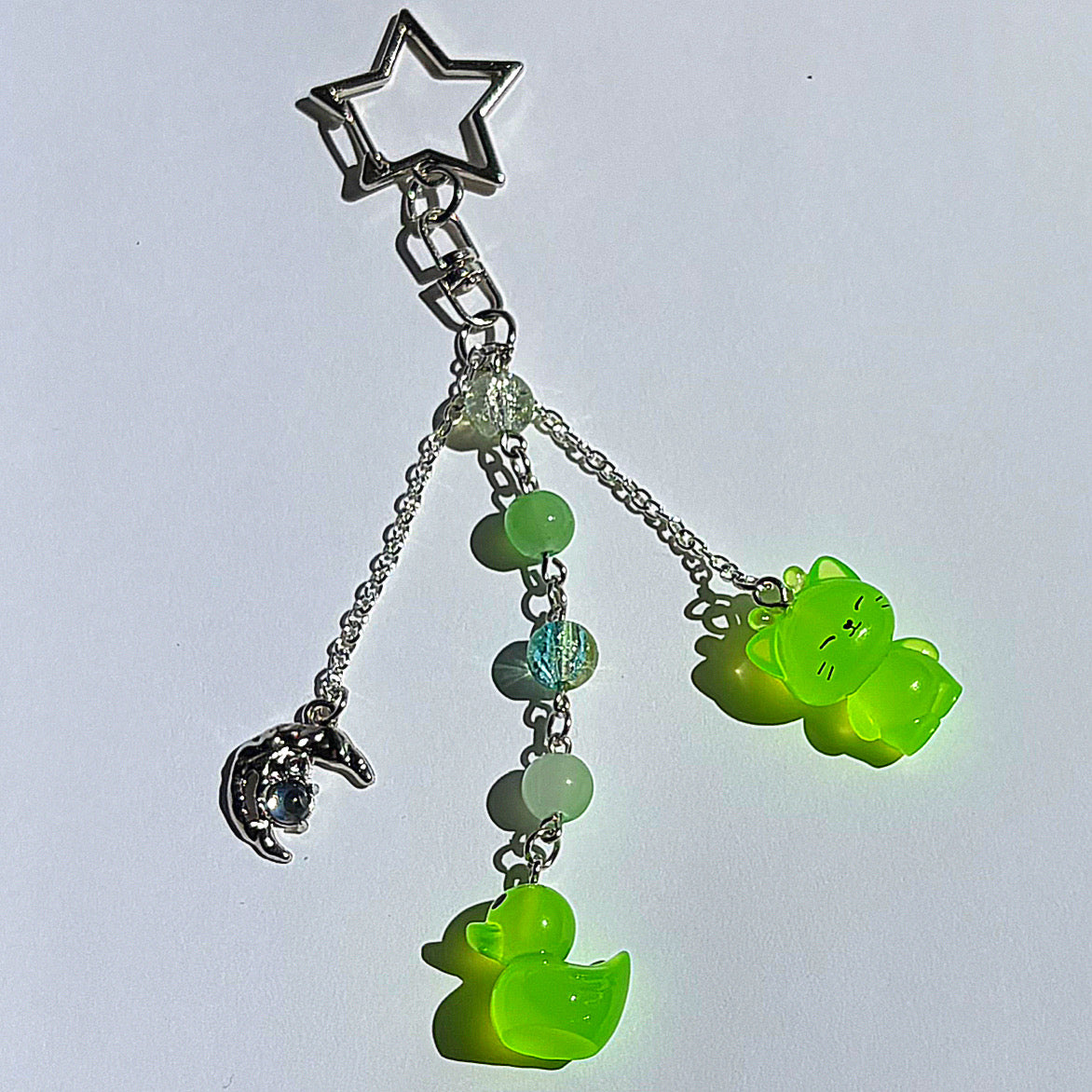 Alien Kitty Keychain